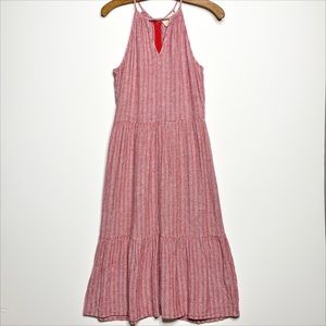 Universal Thread Racerback Tiered Linen Blend Midi